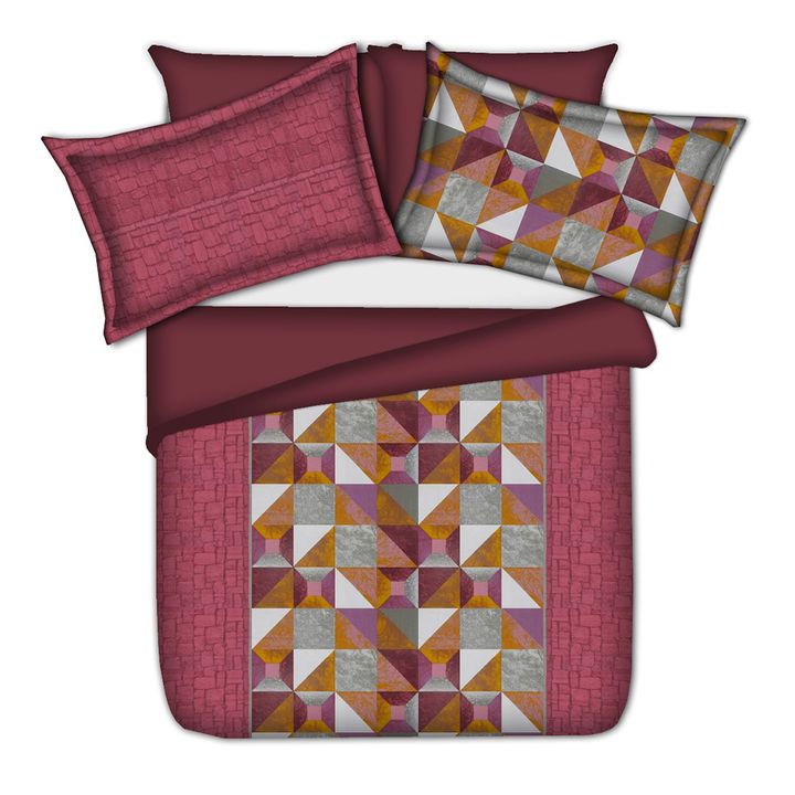 Buy King Size Double Bedsheet With 2 Designer Pillow Covers