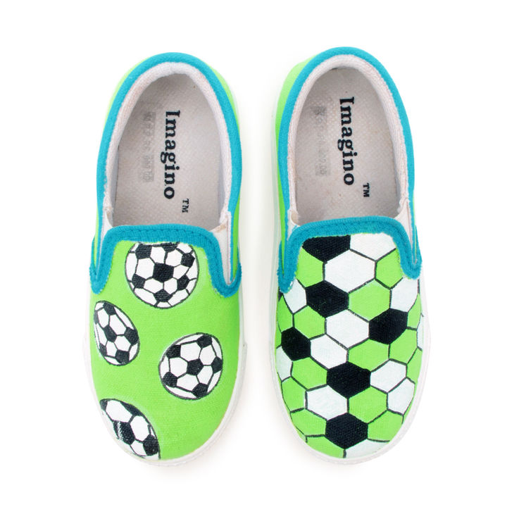 Buy Football Hand Painted Canvas Shoes Online 499 Hopscotch