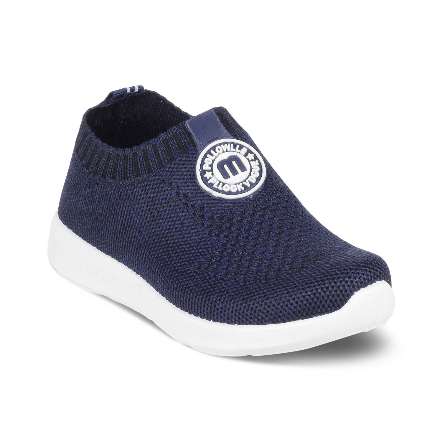 navy blue slip on tennis shoes