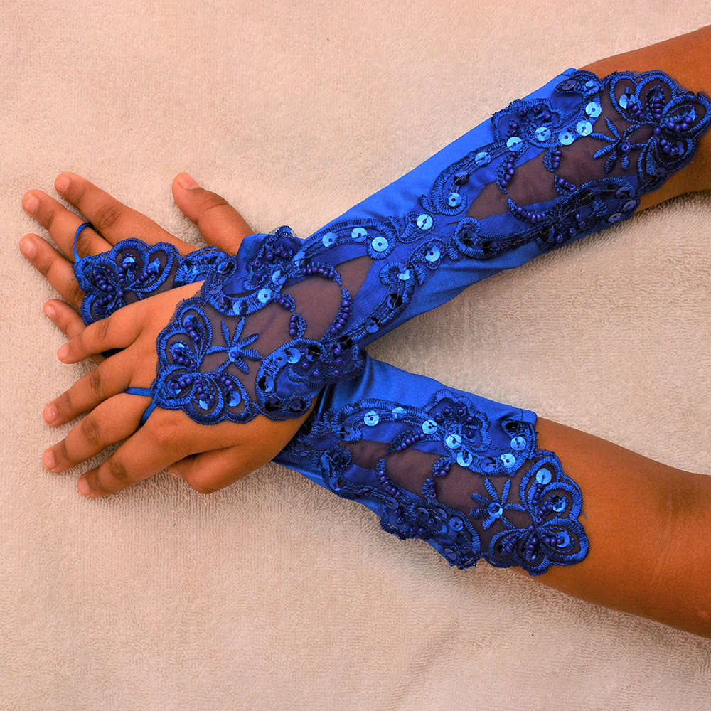 Shop Online Embroidered Lace Glove at ₹299