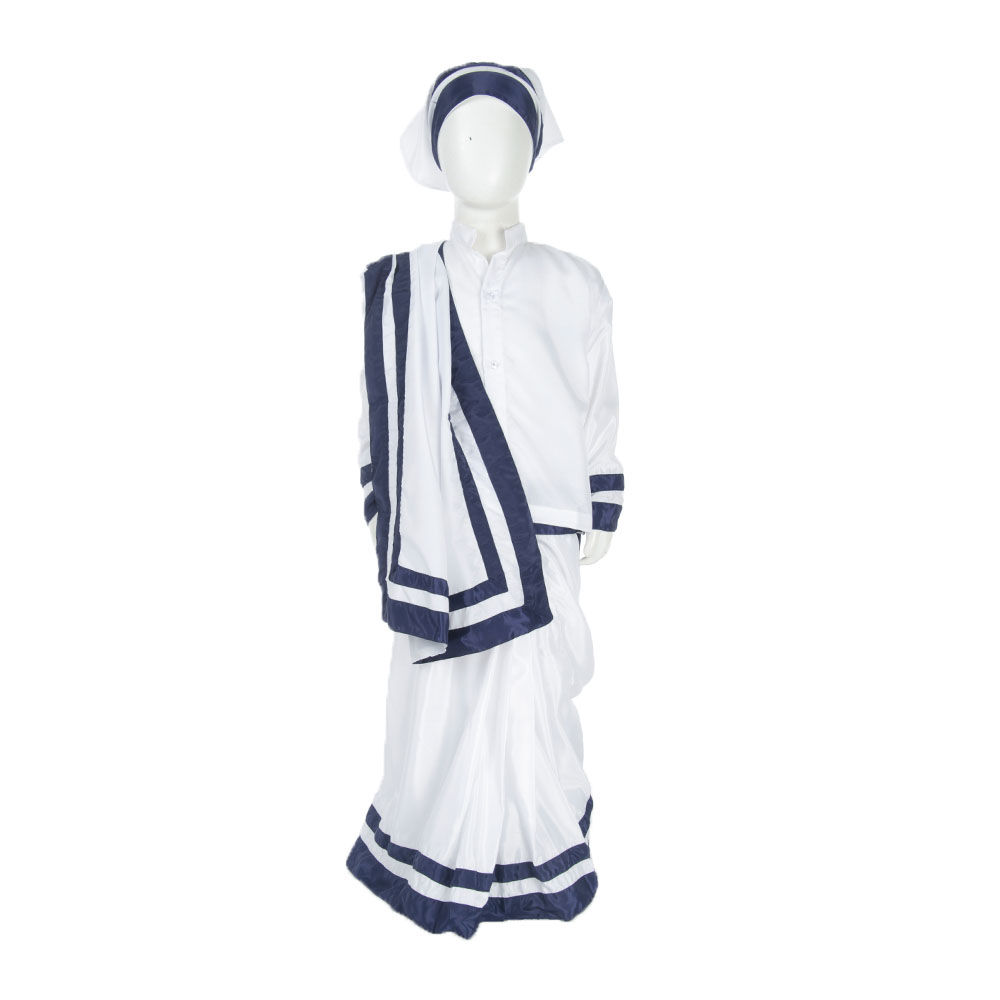 

mother teresa dress with scarf kids fancy dress costume costume