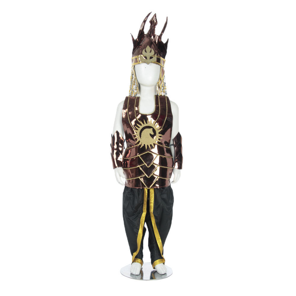 

baahubali warrior indian movie character with helmet sword kids fancy