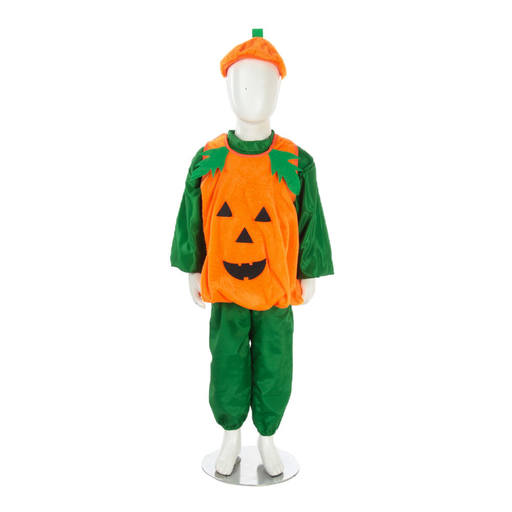 

pumpkin vegetable kids fancy dress costume costume contents green plant