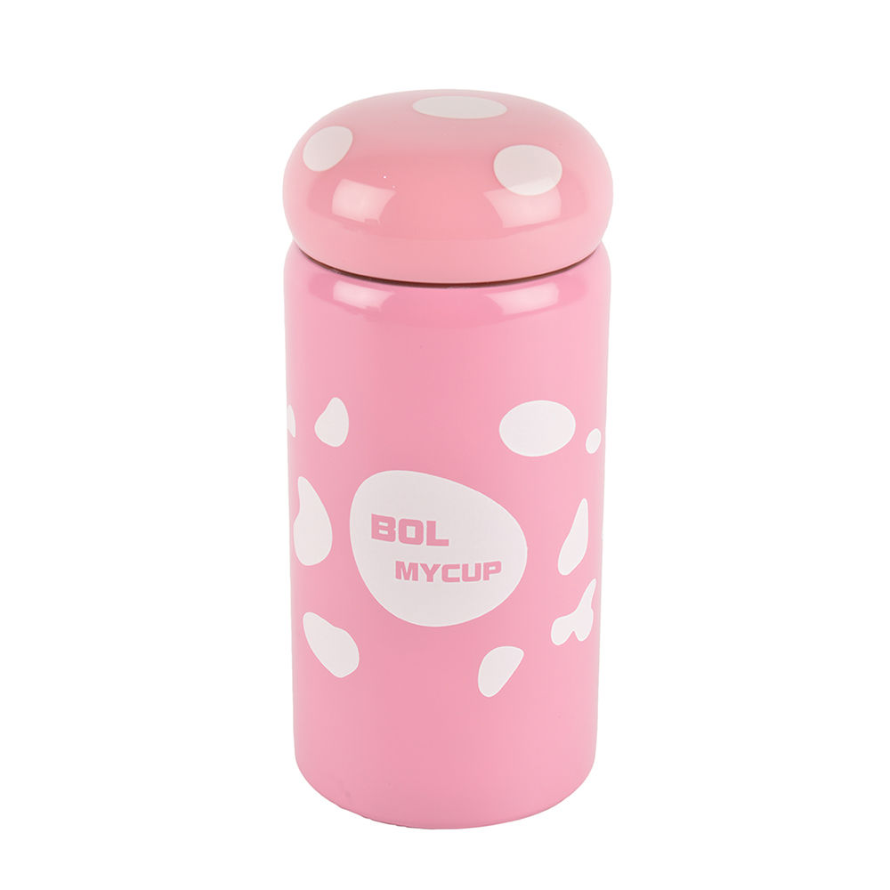 pink thermos flask