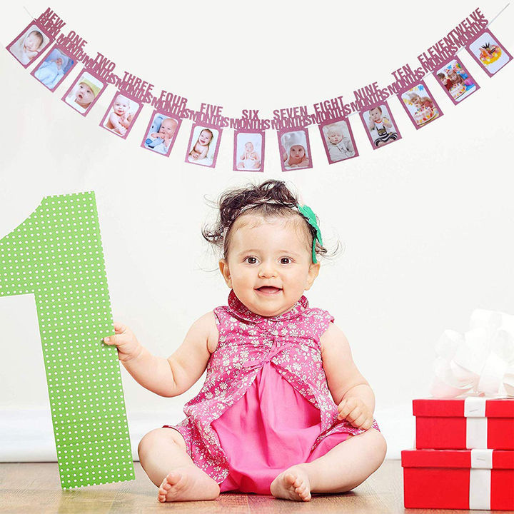 Buy 1st Birthday Decorations For Newborn To 12 Months Pictures