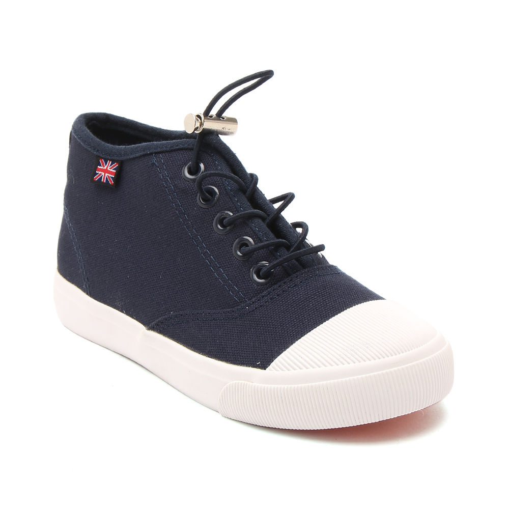 girls navy canvas shoes