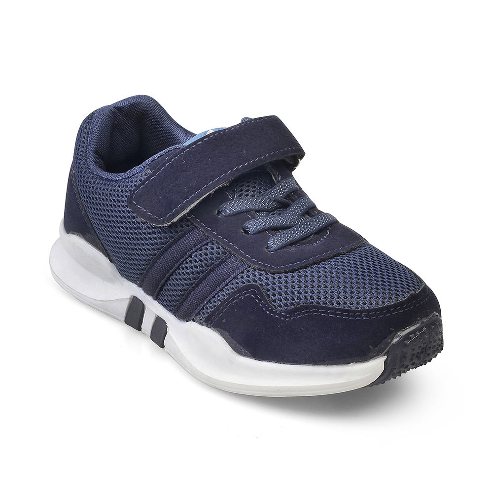 navy blue athletic shoes