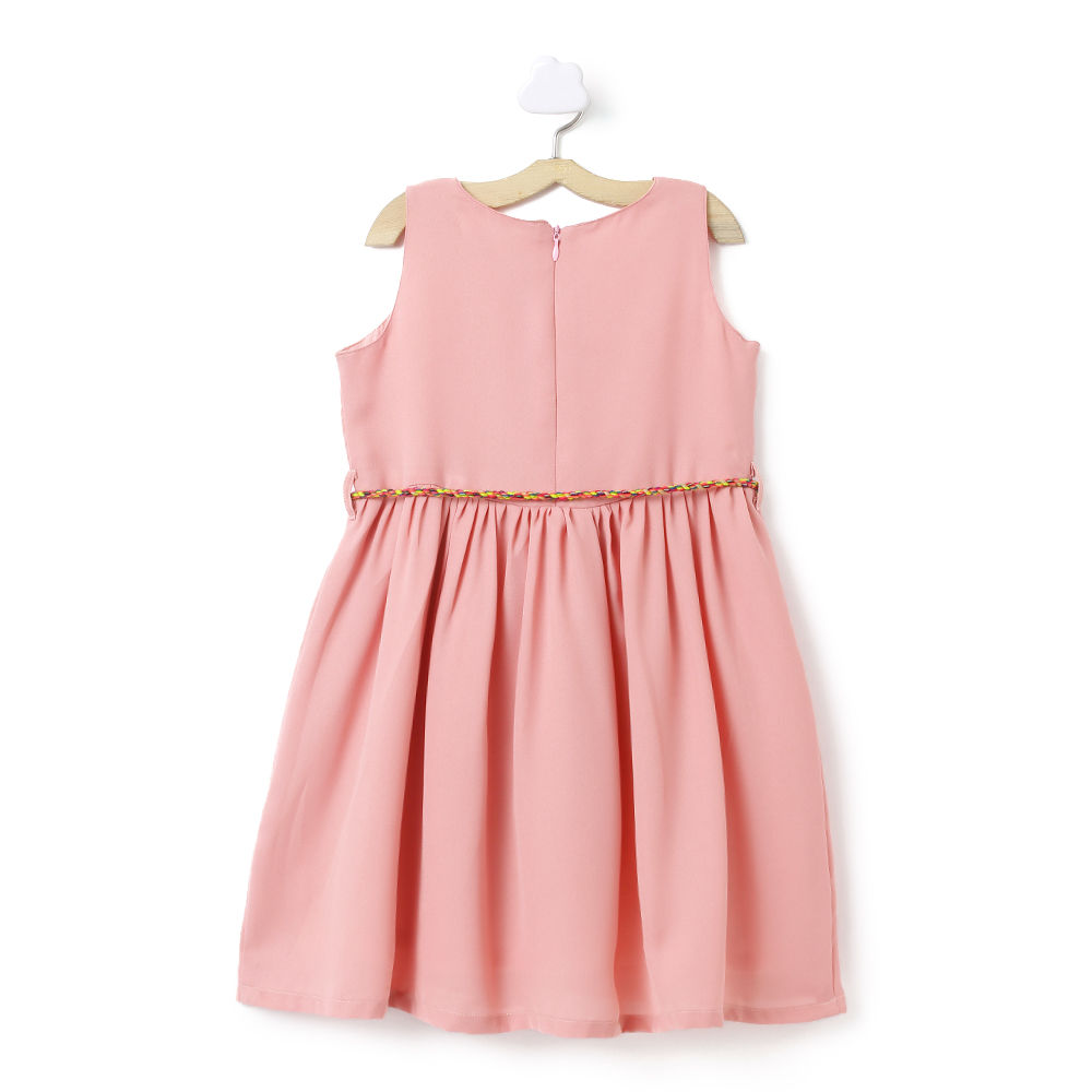 Buy Beautiful Pastel Pink Casual Dress 