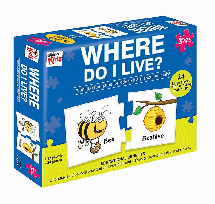Buy Where Do I Live Educational Puzzle Online 140 Hopscotch