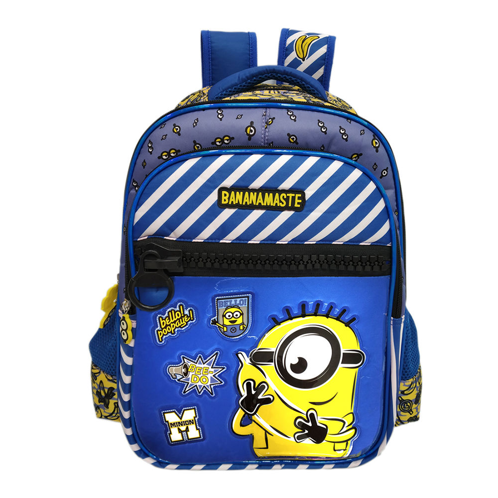 

this minions attractive school bag is tailored keeping in mind
