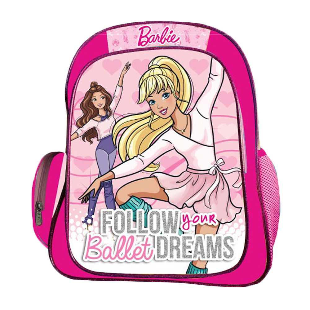 

this barbie attractive school bag is tailored keeping in mind