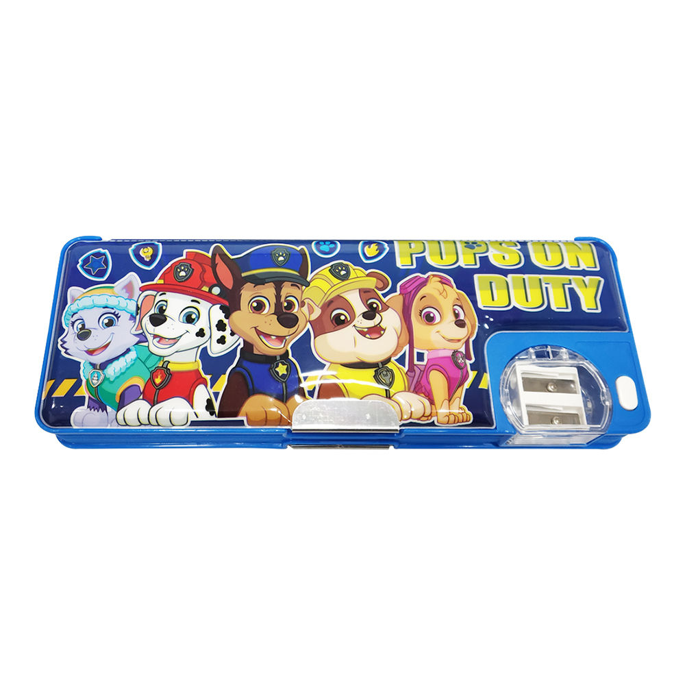 pencil box button