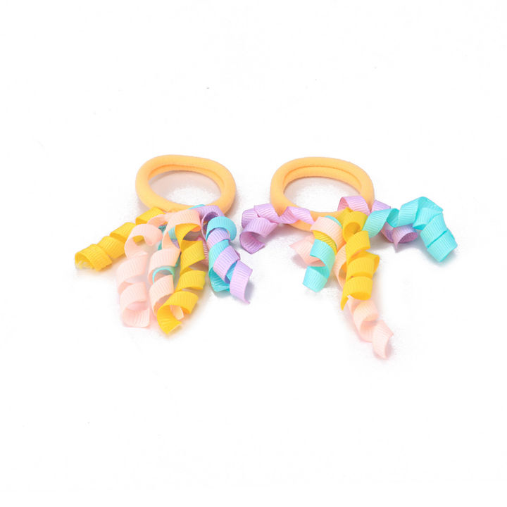 Buy Trendy Hair Ties Ponytail Holder Set Of 2 Multi One Size