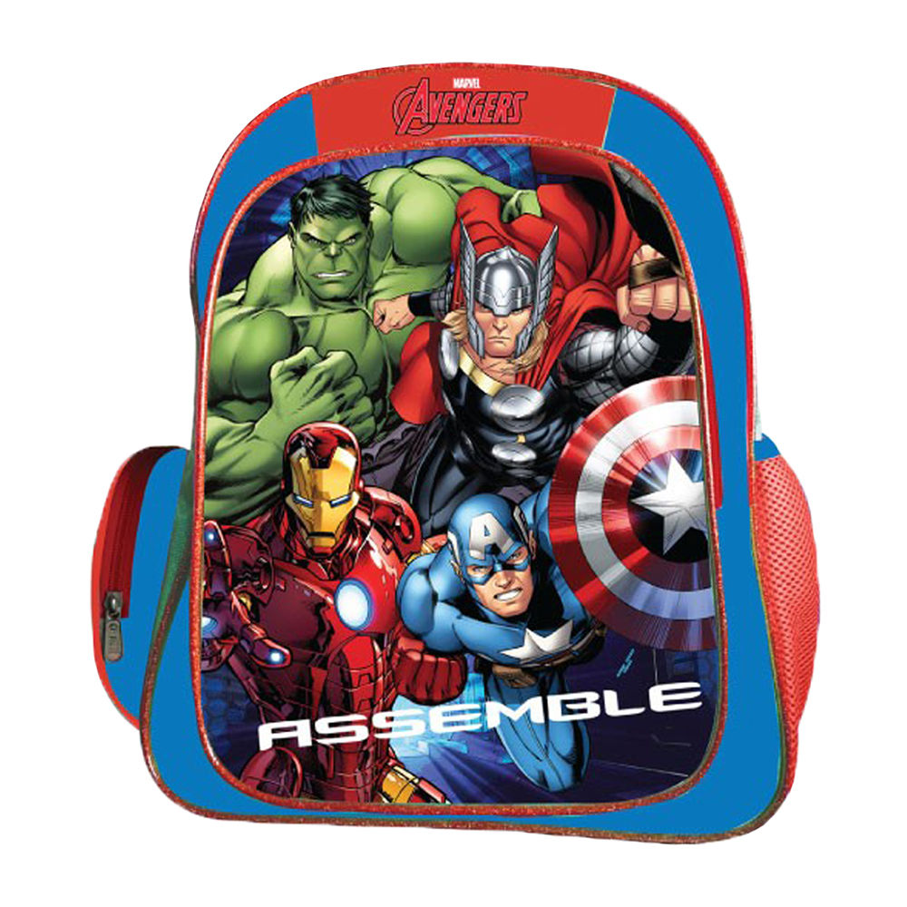 

this avengers attractive school bag is tailored keeping in mind