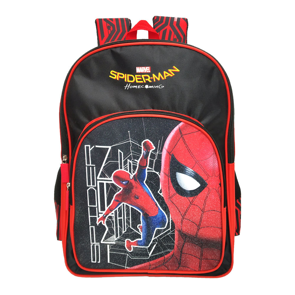 

this spiderman attractive school bag is tailored keeping in mind