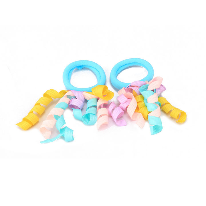 Buy Trendy Hair Ties Ponytail Holder Set Of 2 Multi Online