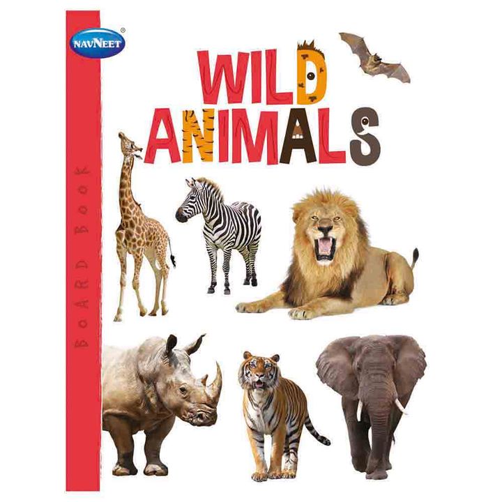 Shop Online My First Board Book - Wild Animals at ₹180