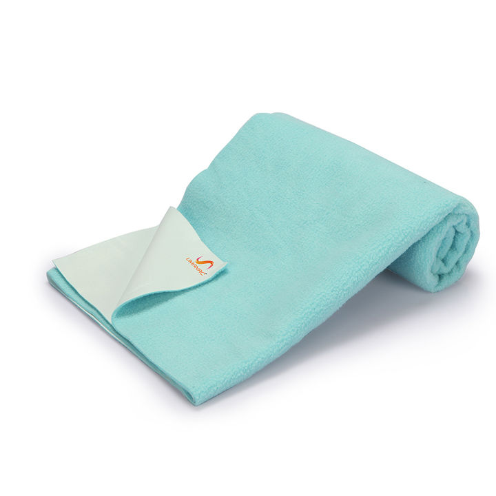 Buy Baby Dry Sheet Small Aqua Blue 70 Cm X 50 Cm Quick Dry Waterproof Bed Protector Online 190 Hopscotch
