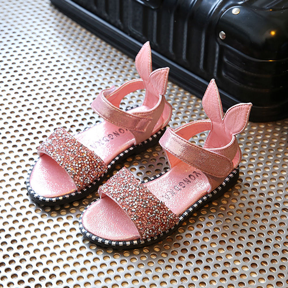 Buy Beautiful Pink Glitter Sandal 