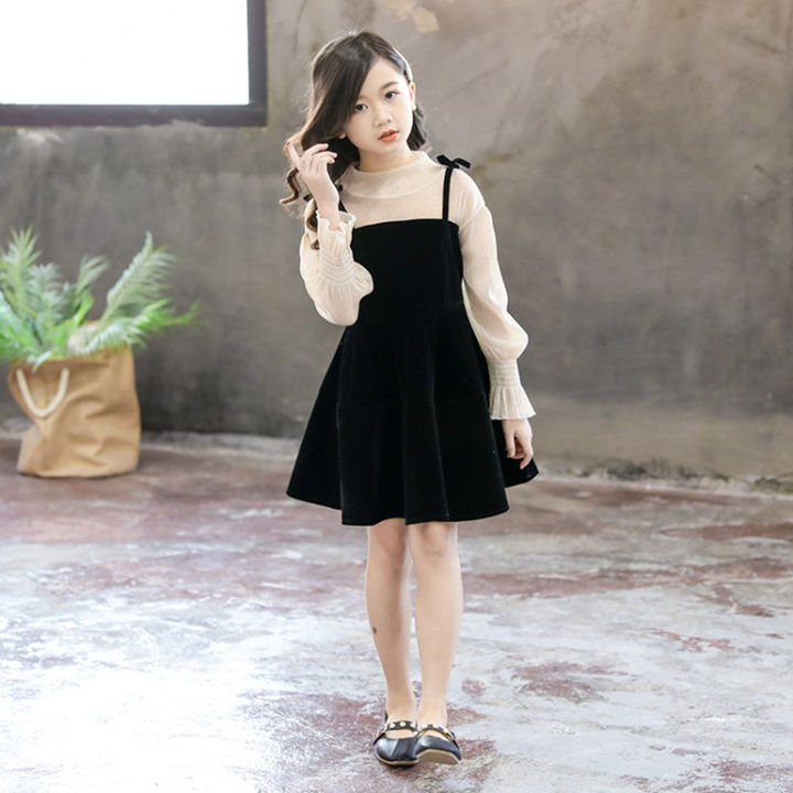 Wallpaper Buy Solid Black Lace With Full Sleeves Casual Dresses For Girl S Free