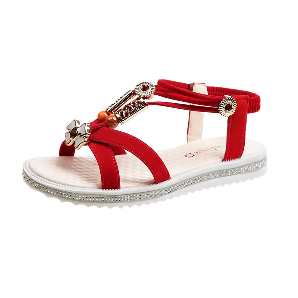 Buy Scholl Solid Red Sandals online