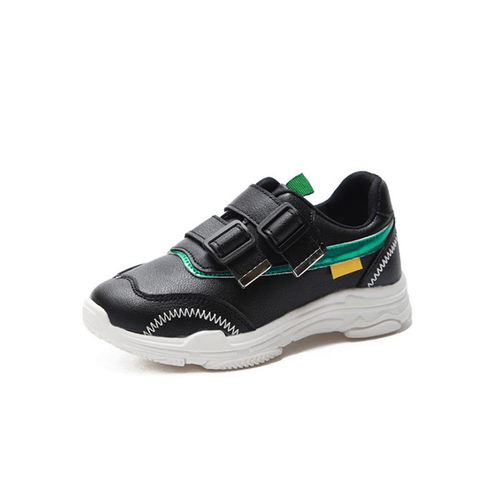 solid black athletic shoes