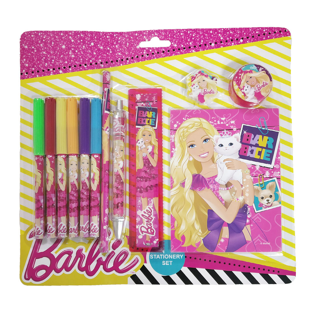 barbie stationery kit
