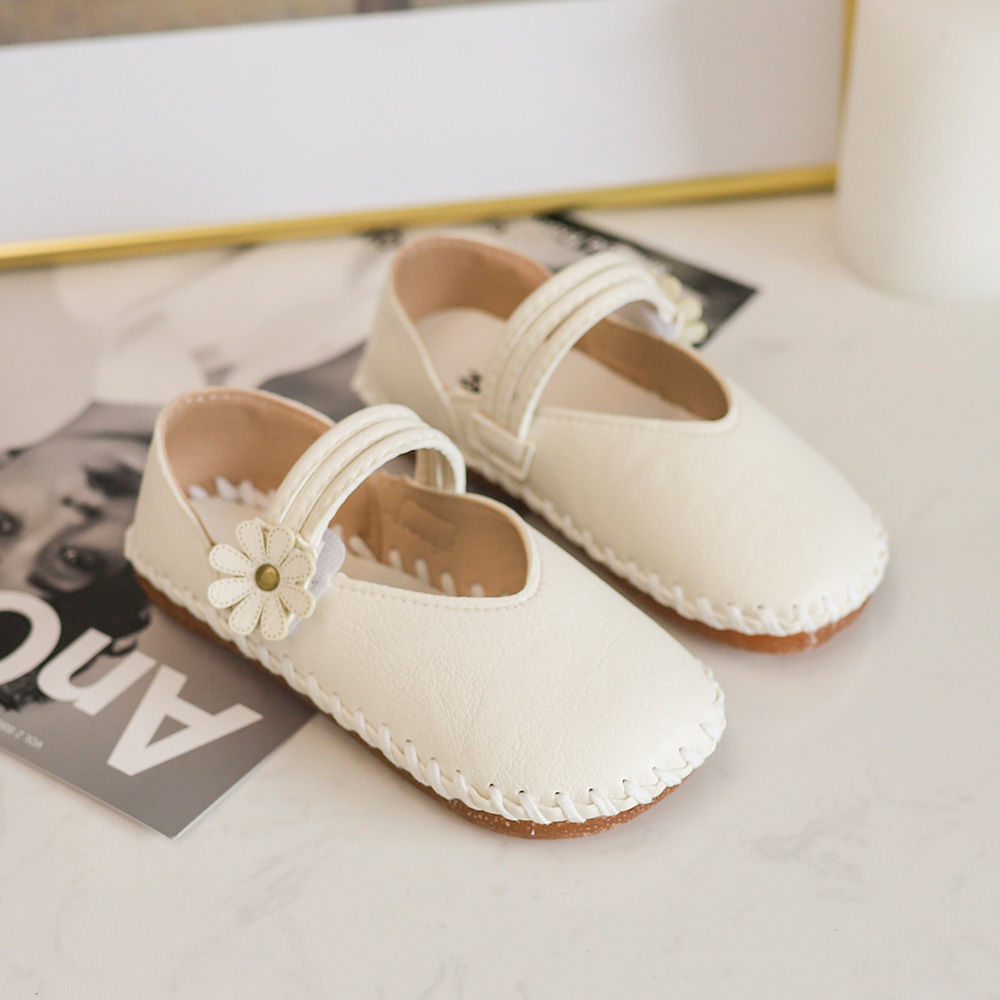 Buy White Solid Mary Jane Shoes For 