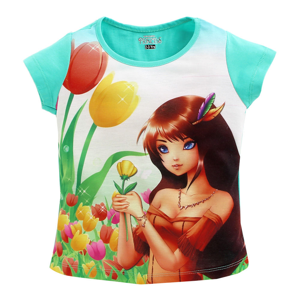 princess print t shirt