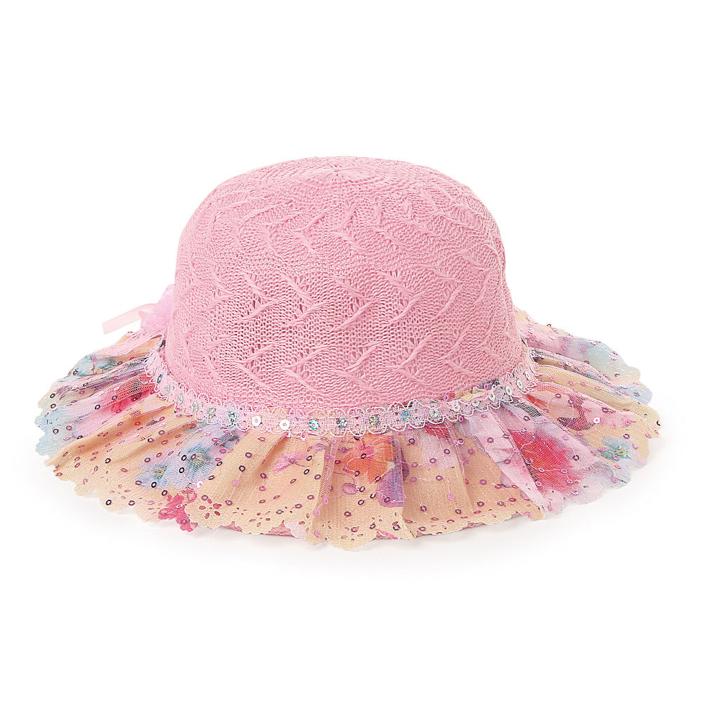 pink baby cap