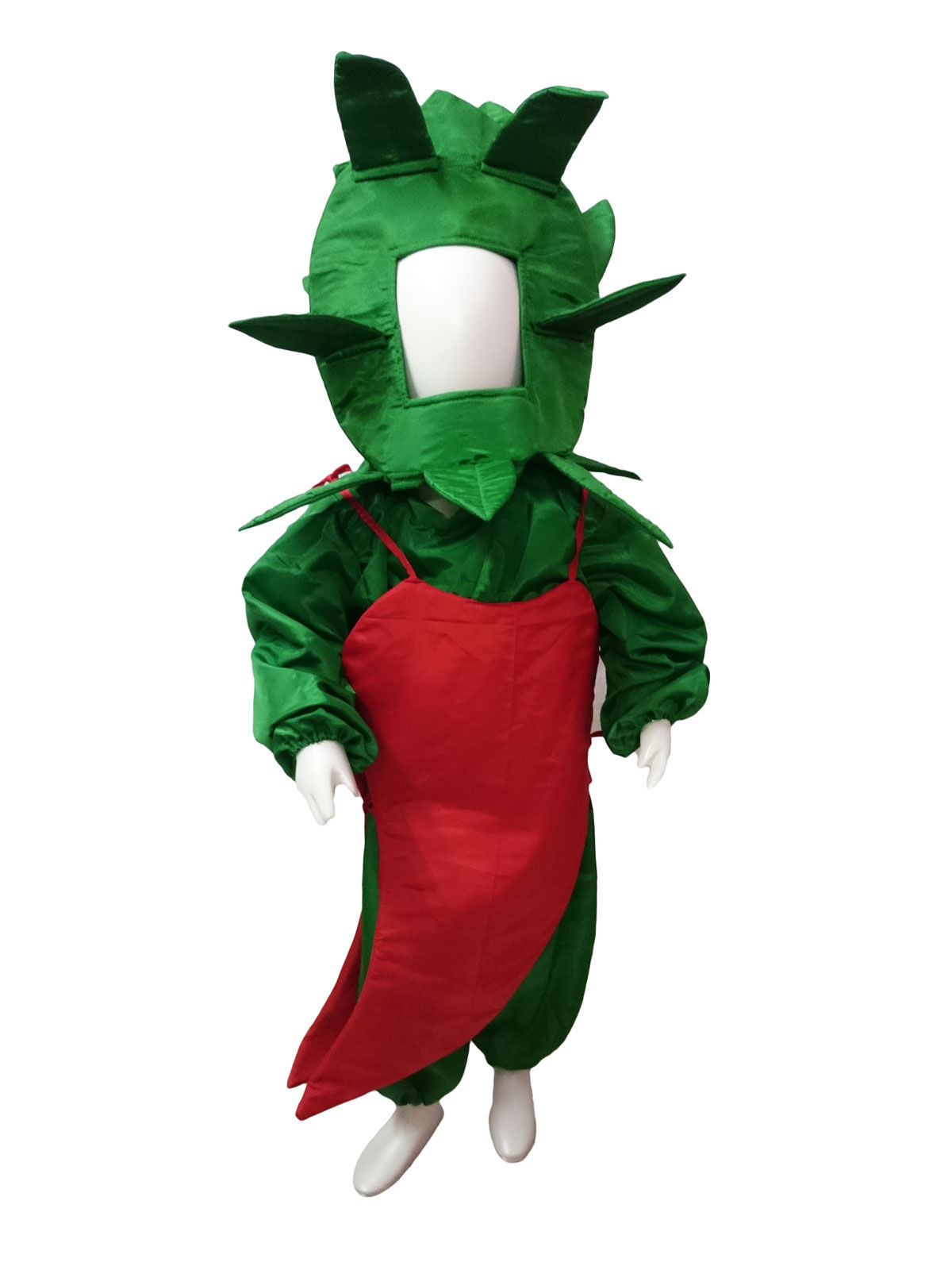 

red chilli lal mirch vegetable kids fancy dress costume costume