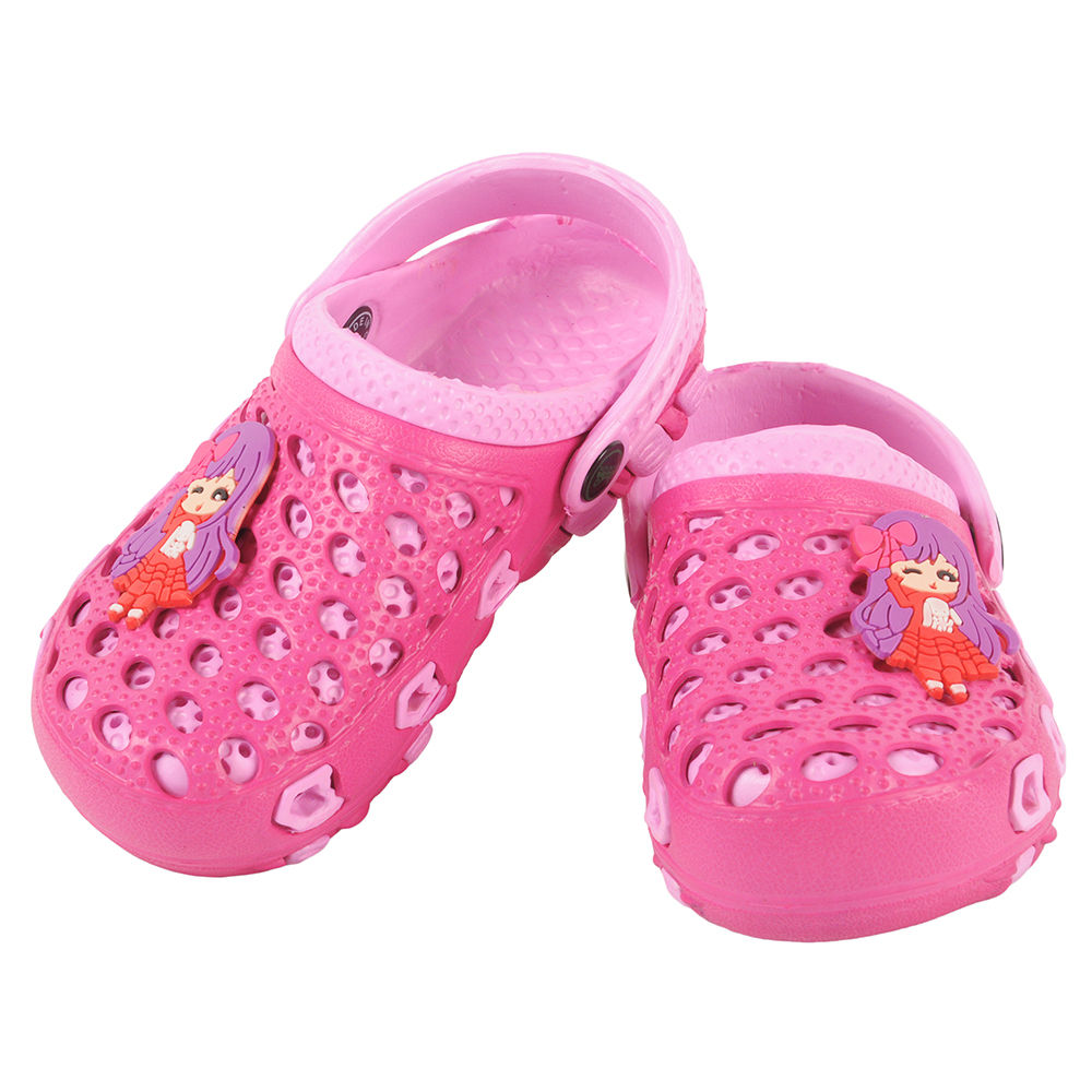 light pink clogs