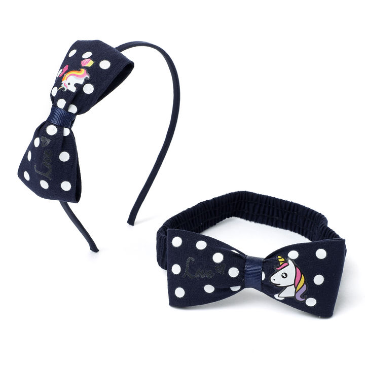 Hopscotch Seven Rainbows Black Love Unicorn Hair Band Head Band