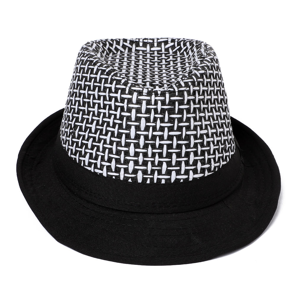 kids black fedora hat