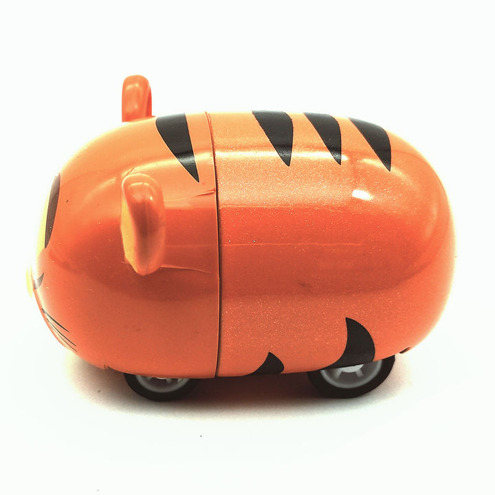 Buy Cute Mini Die Cast Alloy Orange Cartoon Pull Back Stunt Car Toy Online 254 Hopscotch