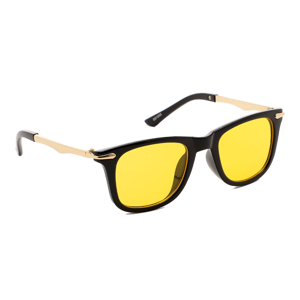 yellow glass sunglasses
