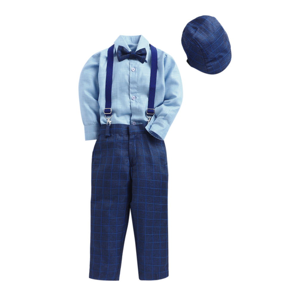 

this suspender pant set of jeetethnics is a stylish wear