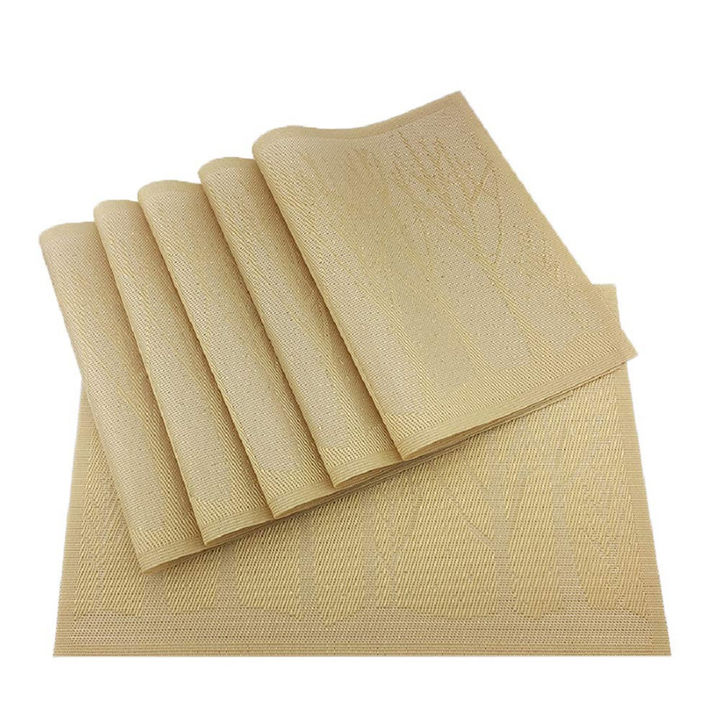 Buy Pack Of 6 Tree Style Pvc Dining Table Place Mats Kitchen Table