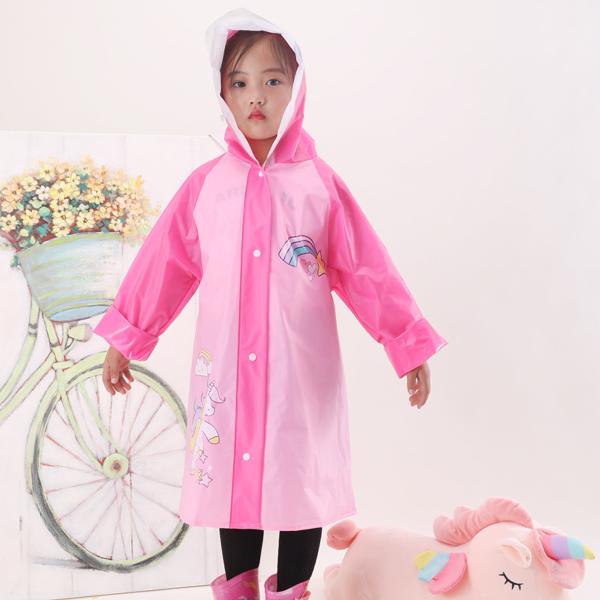 Children Winter Raincoat Impermeable Real Girls Rainwear Hiking Raincoat  Child Fashion Rain Coat Kids Waterproof Jacket