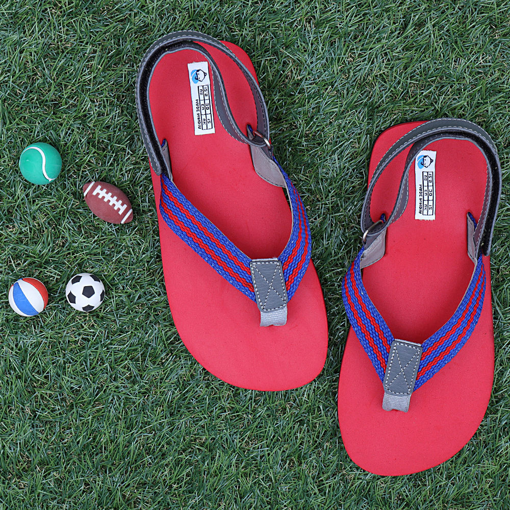 boys red slippers