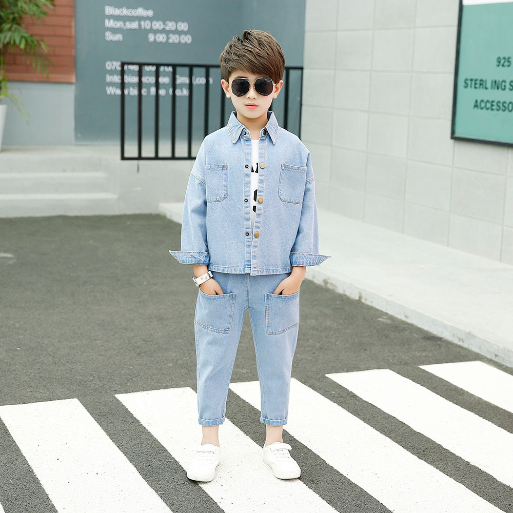 denim jacket and jeans set