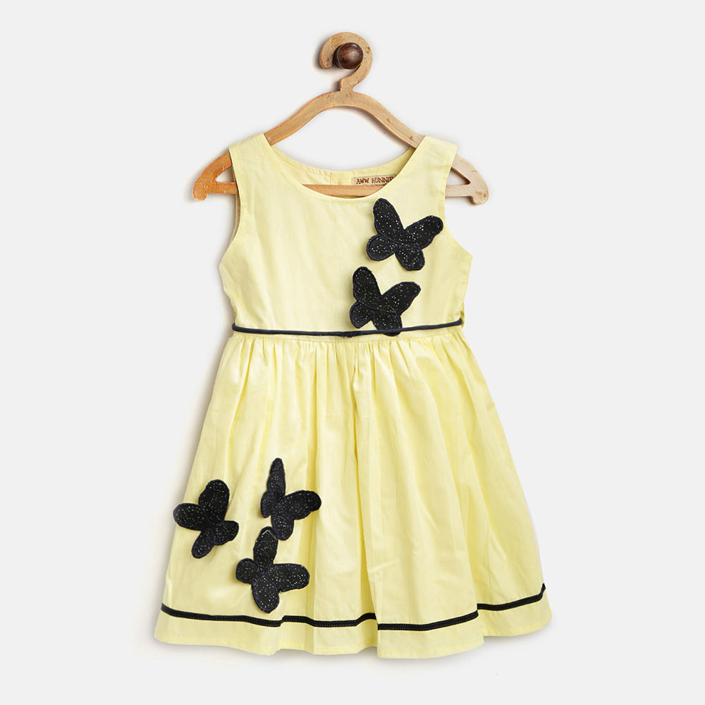 yellow cotton summer dress