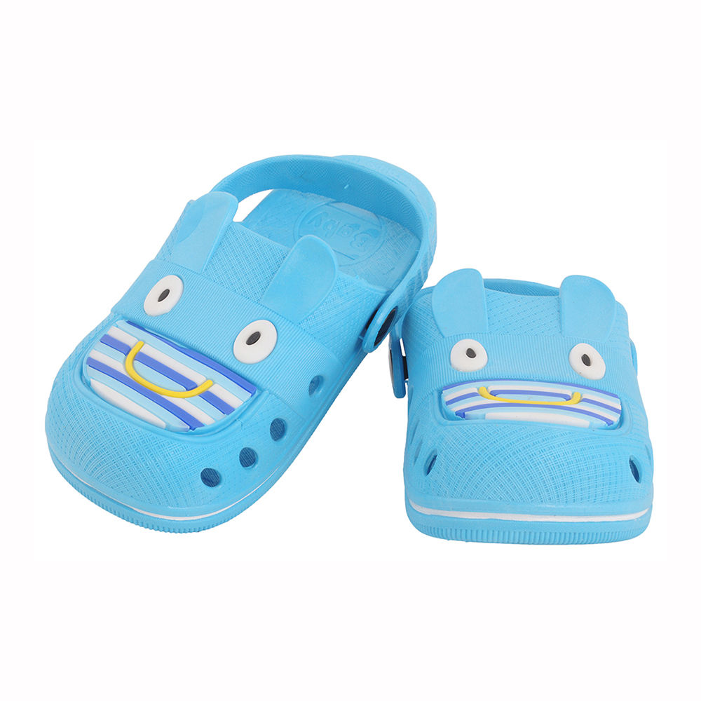 light blue clogs