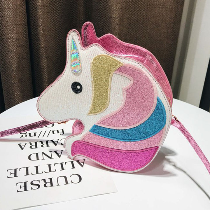 Buy Pink Unicorn Style Sling Bag Online 879 Hopscotch