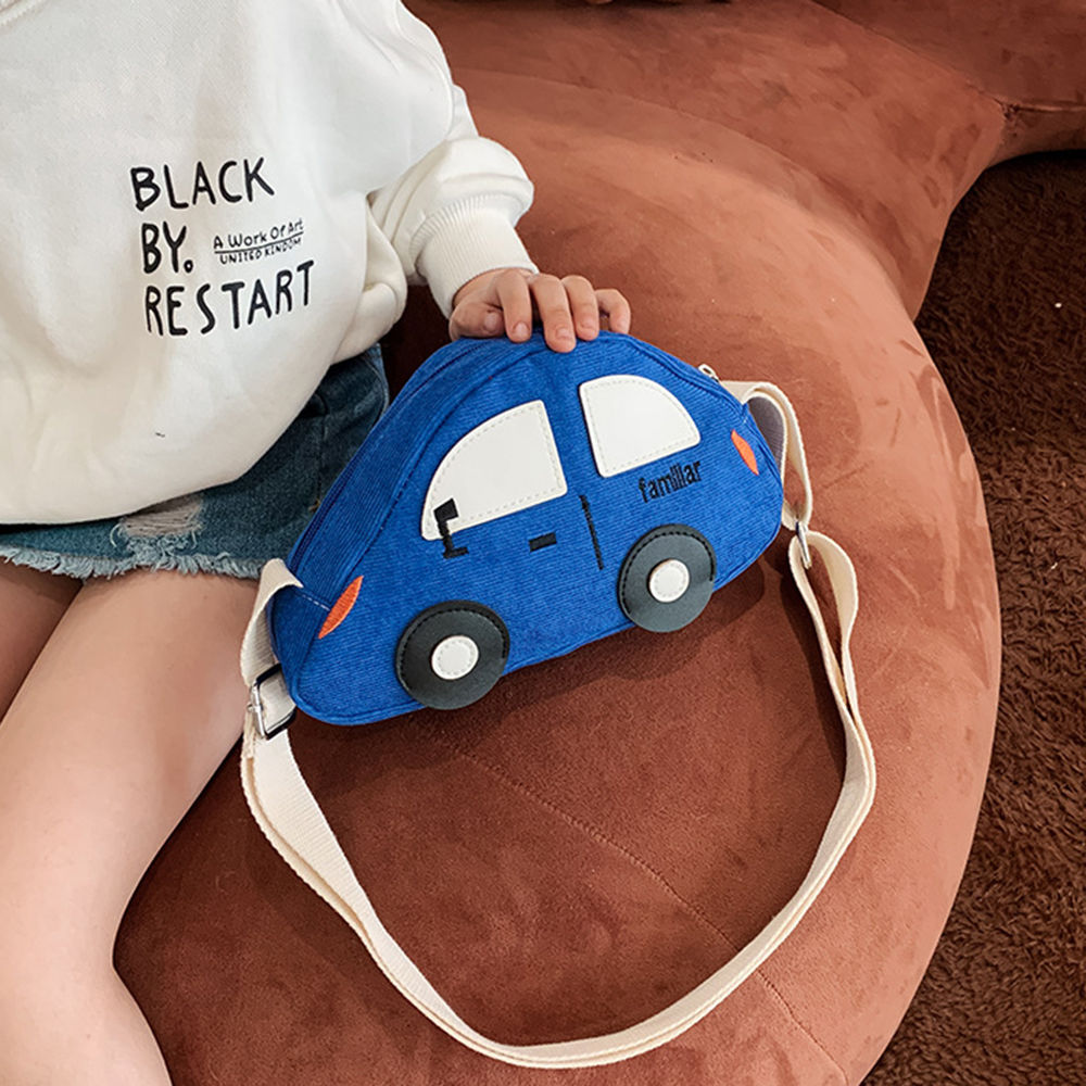 Cute Cartoon Car Shaped Kids' Crossbody Bag Coin Purse, Vehicle Single  Shoulder Bag, Cool Bag For Children | SHEIN USA