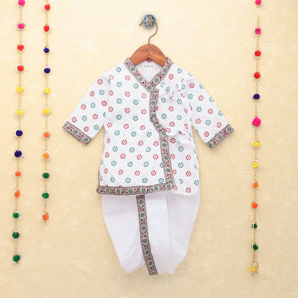 white dhoti kurta for baby boy