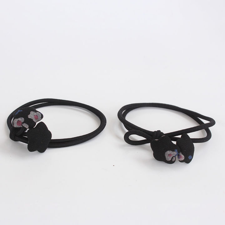 Rubber Bands Set Of 2 Black Stars