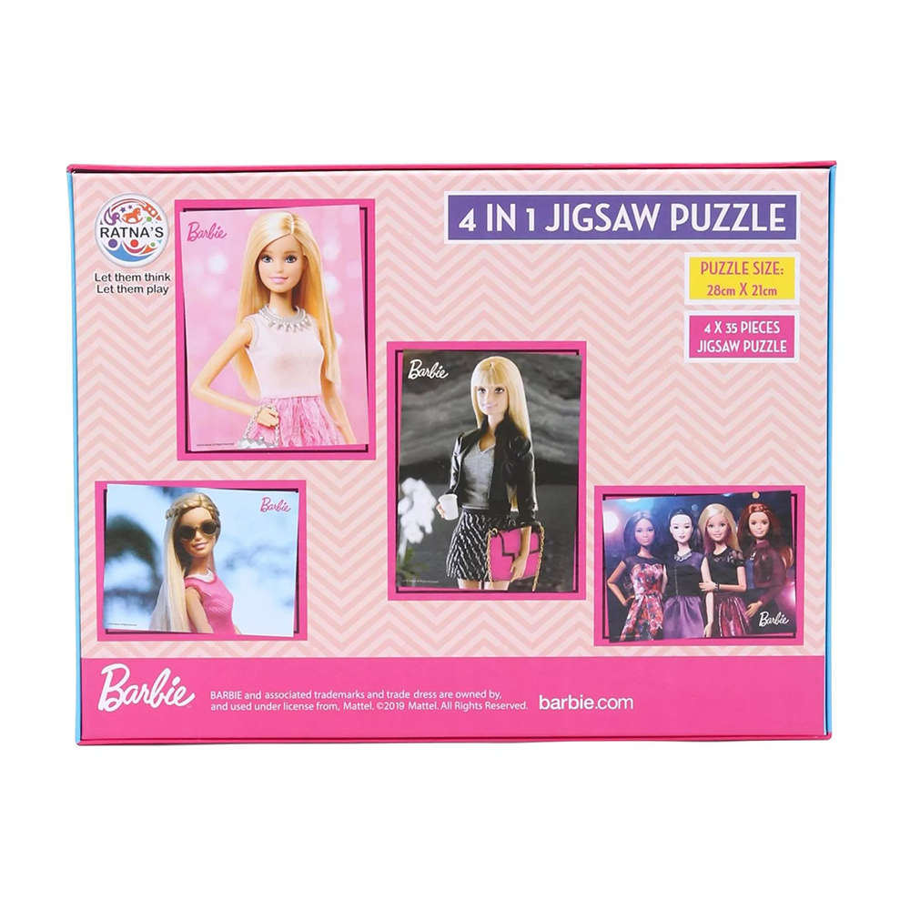 Barbie: Puzzles 4 in 1 - Europrice