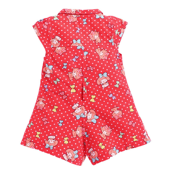 Buy All Over Print Cap Sleeves Jumpsuit Red Online 417 Hopscotch
