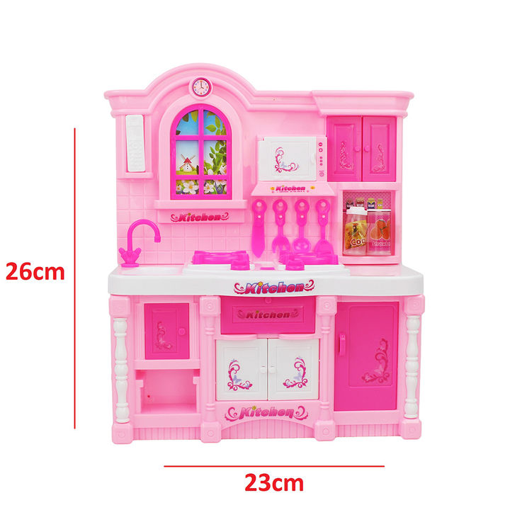Buy Kids Cookware Pretend Play Kitchen Set Toy With Light And